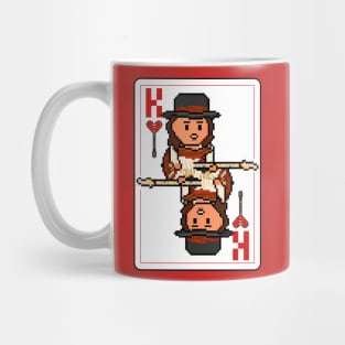 Pixelrockstars King of Hearts Playing Card Mug